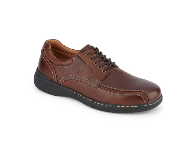 Dockers Mens Maclaren Leather Dress Casual Oxford Shoe - 12 M Briar | Joyus