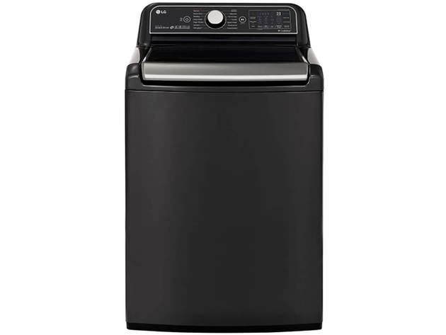 LG WT7900HBA 5.5 Cu. Ft. Black Steel Wi-Fi Enabled Top Load Washer