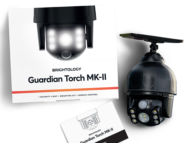 Guardian Torch Solar-Powered Motion Activated Spotlight
