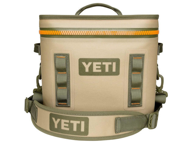 Yeti 18060130002 Hopper Flip 12 Soft Cooler - Field Tan/Blaze Orange