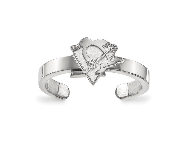 Sterling Silver NHL Pittsburgh Penguins Toe Ring