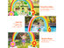 Costway Inflatable Rainbow Sprinkler Summer Outdoor Kids Spray Water Toy Yard Party Pool