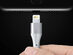 Braided MFI Certified USB-C to Lightning Cable 2M (White)
