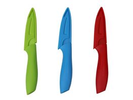 3 Pack 3.5" Stainless Steel Paring Knife with Soft Grip