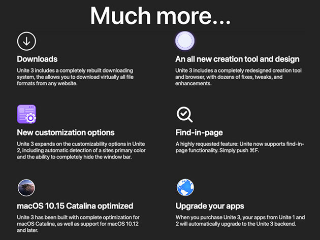 Unite 3: Website-to-App Tool for Mac  (5 Licenses)