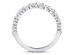 1.00 Carat (ctw G-H, I2-I3) Diamond Wedding Anniversary Band in 14K White Gold - 8.5
