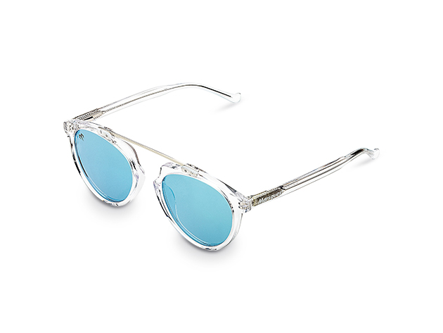 Omega Unisex Sunglasses (Crystal Powder Blue)