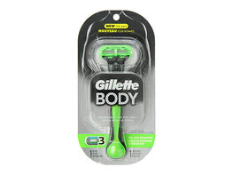 Gillette Body Razor + 9 Refill Blade Cartridges