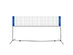 Costway Portable 10'x5' Badminton Beach Volleyball Tennis Training Net w/ Carrying Bag Red with Blue Sides