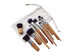 Lucky Beauty Bamboo Makeup Brushes: 10-Piece Set