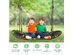 Costway Saucer Tree Swing Surf Kids Outdoor Adjustable Swing Set w/ Handle