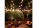 Costway 96FT LED Outdoor Waterproof Commercial Grade Patio Globe String Lights Bulbs