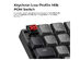 Keychron K3 QMK Wireless Mechanical Keyboard - RGB Backlight (Red Switch/Hot Swappable)
