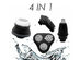 6D Multifunctional 4-in-1 Rechargeable Washable Shaver
