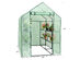 Costway Portable Mini Walk In Outdoor 2 Tier 8 Shelves Greenhouse - Green