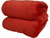 Spyder Flannel Ultra Plush Bed Blanket Interwoven Strength - Queen 90"x90" Red