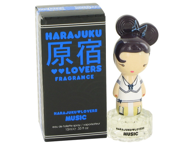 3 Pack Harajuku Lovers Music by Gwen Stefani Eau De Toilette Spray .33 oz for Women