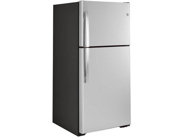 GE GTS19KSNRSS 19.2 Cu. Ft. Top Freezer Refrigerator in Stainless Steel ...