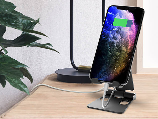 U-Rise Foldable Aluminum Desktop Phone Stand