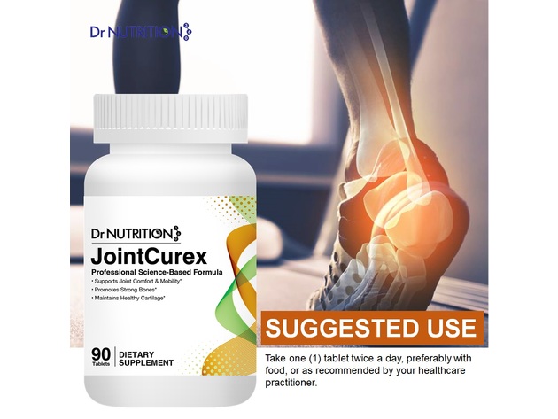 Dr Nutrition 360 JointCurex - Supports Joint Comfort & Mobility, 90 Tablets, 1.5 Months Supply Dietary Supplement