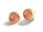 FIRE Gemstone Stud Earrings - Pink Coral