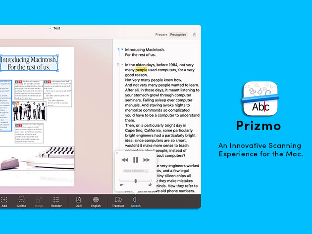 Prizmo 4 Pro Pack: Image to Text Software