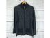 Karen Scott Women's Textured Zip-Front Cardigan Navy Size Medium