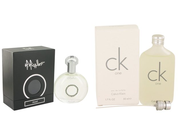 Gift set  Micallef Aoud by M. Micallef Eau De Parfum Spray 3.3 oz And  CK ONE EDT Pour/Spray (Unisex) 1.7 oz