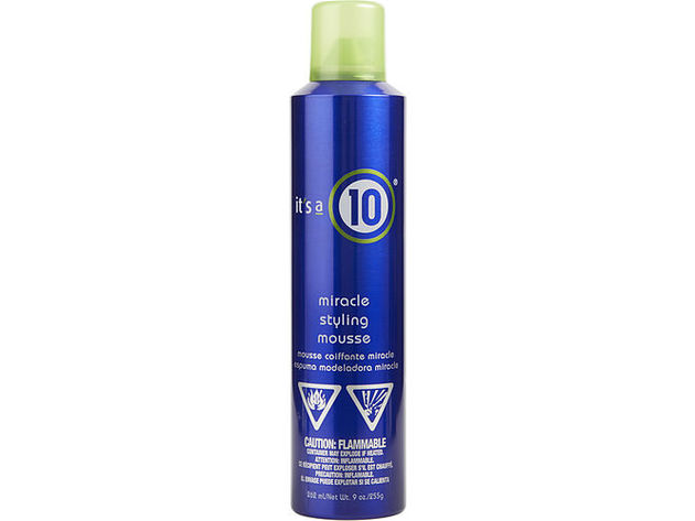 ITS A 10 by It's a 10 MIRACLE STYLING MOUSSE 9 OZ for UNISEX  100% Authentic