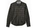 Calvin Klein Men's Extreme Slim-Fit Temperature Regulation Check Dress Shirt Black Size 15-15.5x32-33