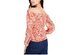 Q & A Women's Floral-Print Off-The-Shoulder Top Red Size Small