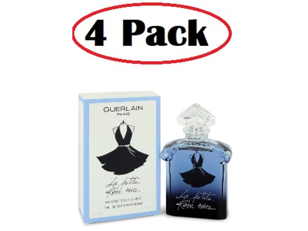 4 Pack of La Petite Robe Noire Intense by Guerlain Eau De Parfum Spray 3.3 oz