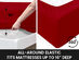 Super-Soft 1800 Series Bamboo Blend 6-Piece Sheet Set (Burgundy/Queen)