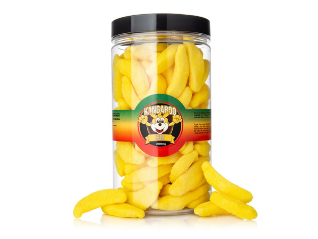 Kangaroo Banana CBD Gummies (2,000 Mg) | The Hill