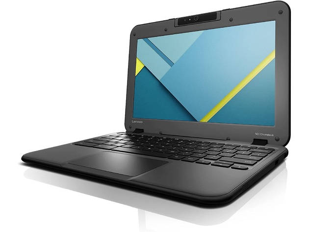 Lenovo Chromebook N22 Chromebook, 2.16 GHz Intel Celeron, 4GB DDR2 RAM, 16GB SSD Hard Drive, Chrome, 11" Screen (Renewed)