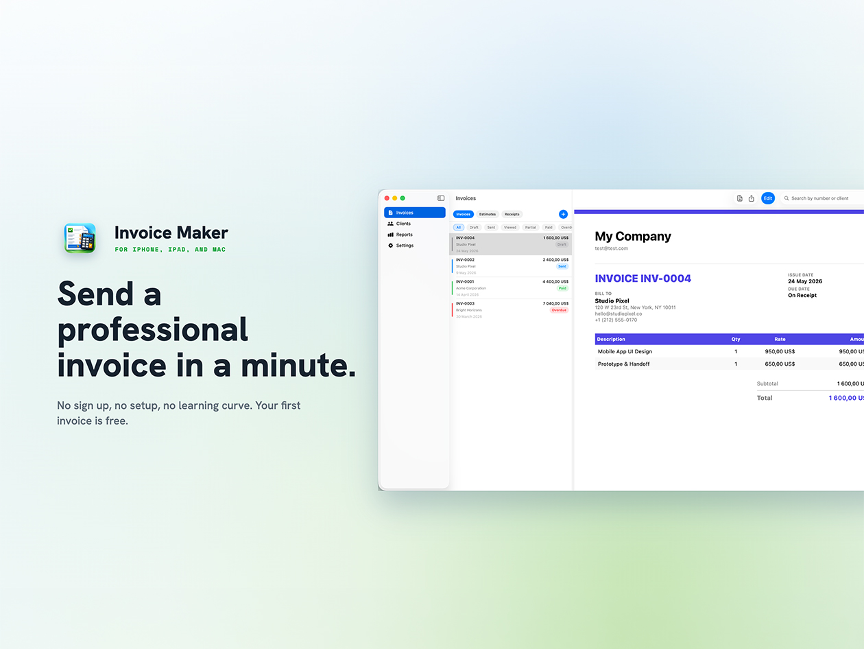 AI Invoice Maker Lifetime Subscription
