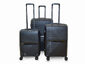 Luan Wave 3 Piece Luggage Set Black