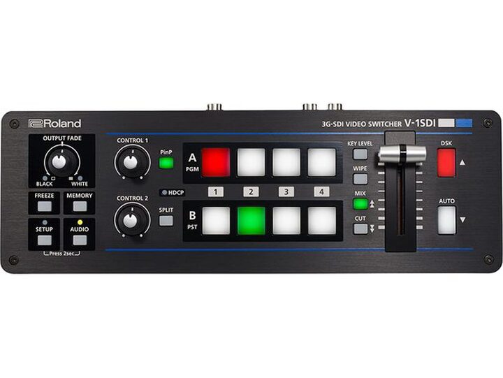 Roland V-1SDI 3G-SDI 4x Channe Video Switcher 3x SDI Inputs and 2x