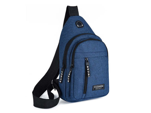 Crossbody Sling Bag (Blue)