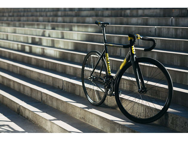 6061 Black Label v2 - State Bicycle Co. x Wu-Tang Clan Edition - 62 cm (Riders 6'3"-6'6") / Wide Riser w/ Wu-Tang Clan Grips