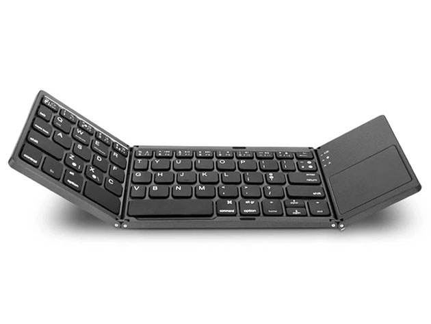 Universal Mini Foldable Wireless Keyboard with Touchpad