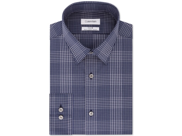 Calvin klein steel slim best sale fit stretch dress shirt