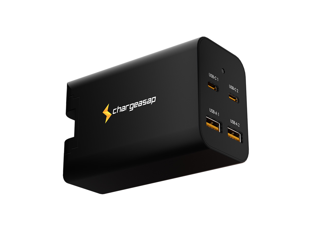 200W Omega USB-C GaN Charger (Black)