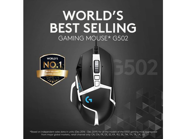 Logitech G502 SE Hero High Performance RGB Gaming Mice | 11 Programmable Buttons (Refurbished, No Retail Box)