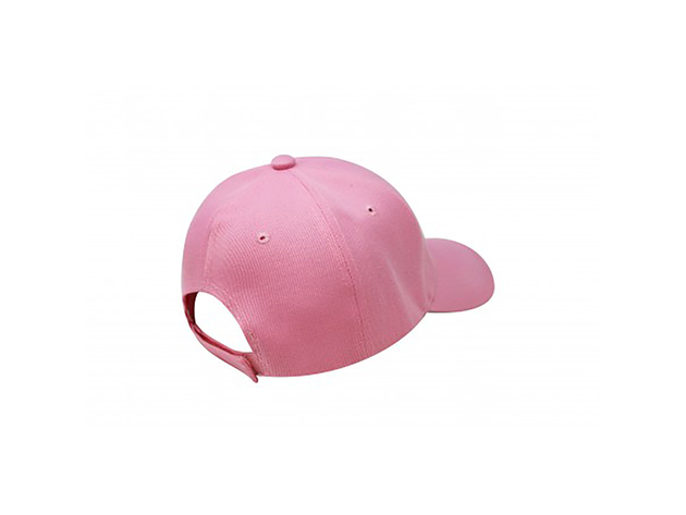Pack of 10 Bulk Plain Baseball Cap Hat Adjustable Back - Pink