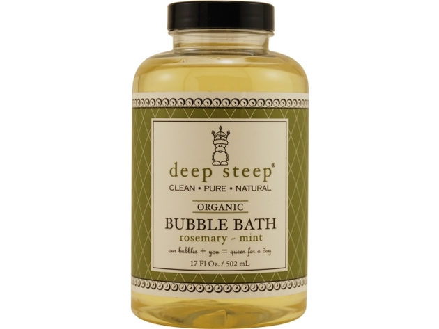 DEEP STEEP by Deep Steep ROSEMARY-MINT ORGANIC BUBBLE BATH 17 OZ for UNISEX ---(Package Of 3)