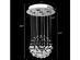 Crystal Chandelier Flush Mount Modern Pendant Lamp w/ Shiny Crystal Balls