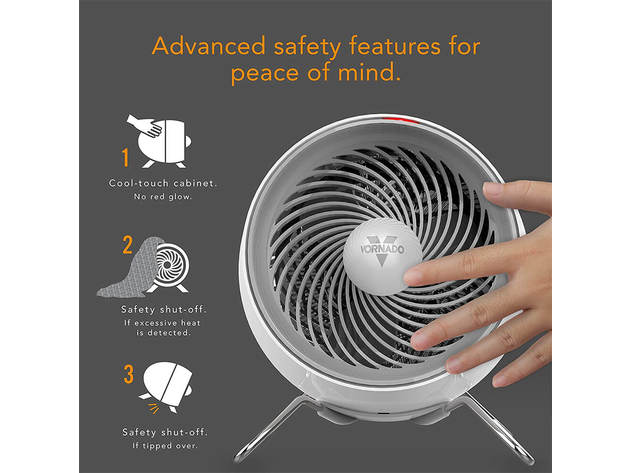 Vornado 4 inch Pivot Personal Air Circulator - White