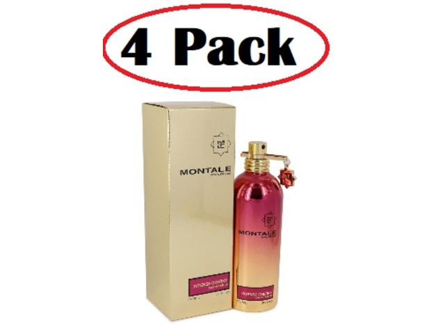 4 Pack of Montale Intense Cherry by Montale Eau De Parfum Spray (Unisex) 3.4 oz