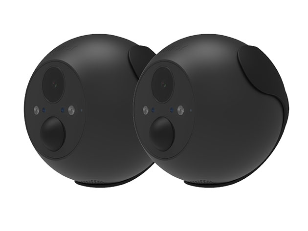 Litmor Wireless Rechargeable Camera: Bundle of 2 (Black)